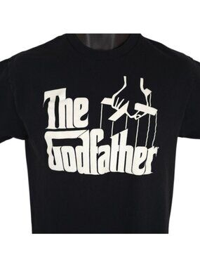 The Godfather T Shirt Mens Size Medium Black Gangster Movie